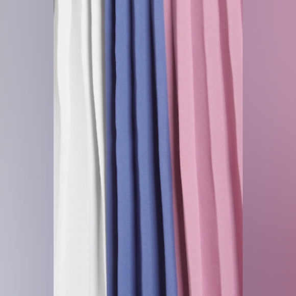 ADELYN RAE | COLORBLOCK ACCORDION MIDI DRESS - Picture 6 of 14